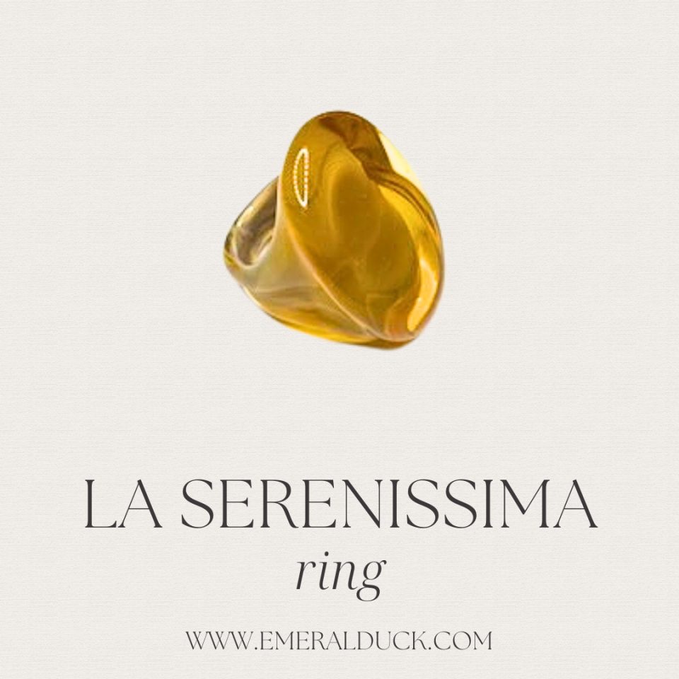 La Serenissima Amber ring